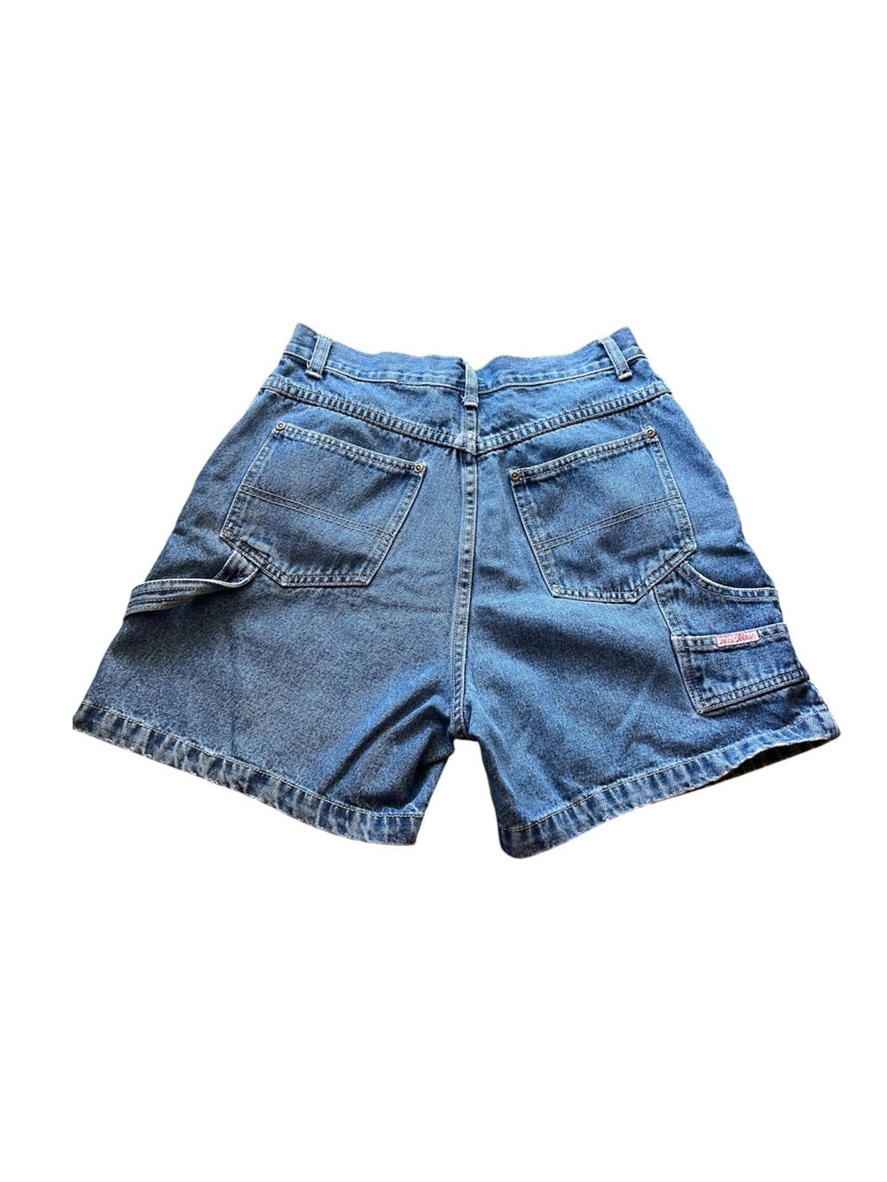 Vintage Y2K Bill Blass Women’s Size 8P Blue High Waisted Denim Jean Shorts 90s